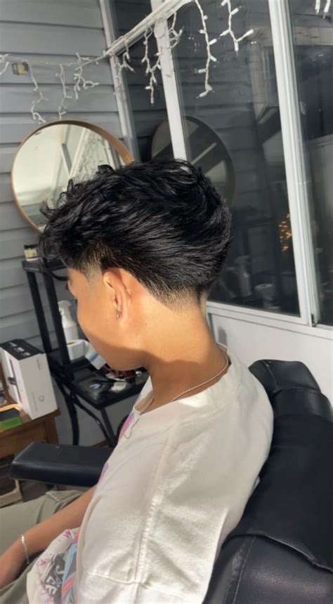 asian hair low taper|middle part flow asian.